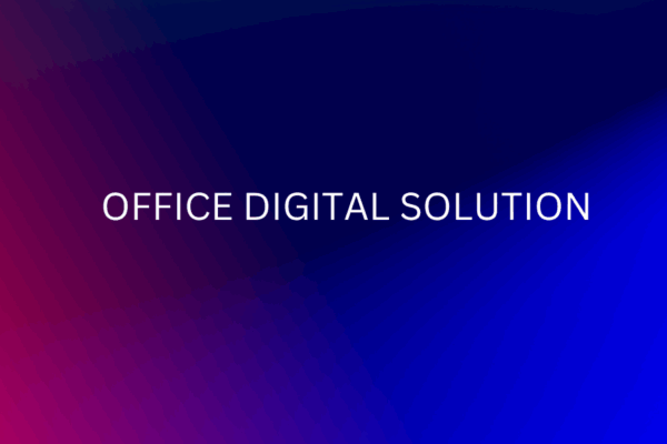 Blue Modern Computer Service Business Card